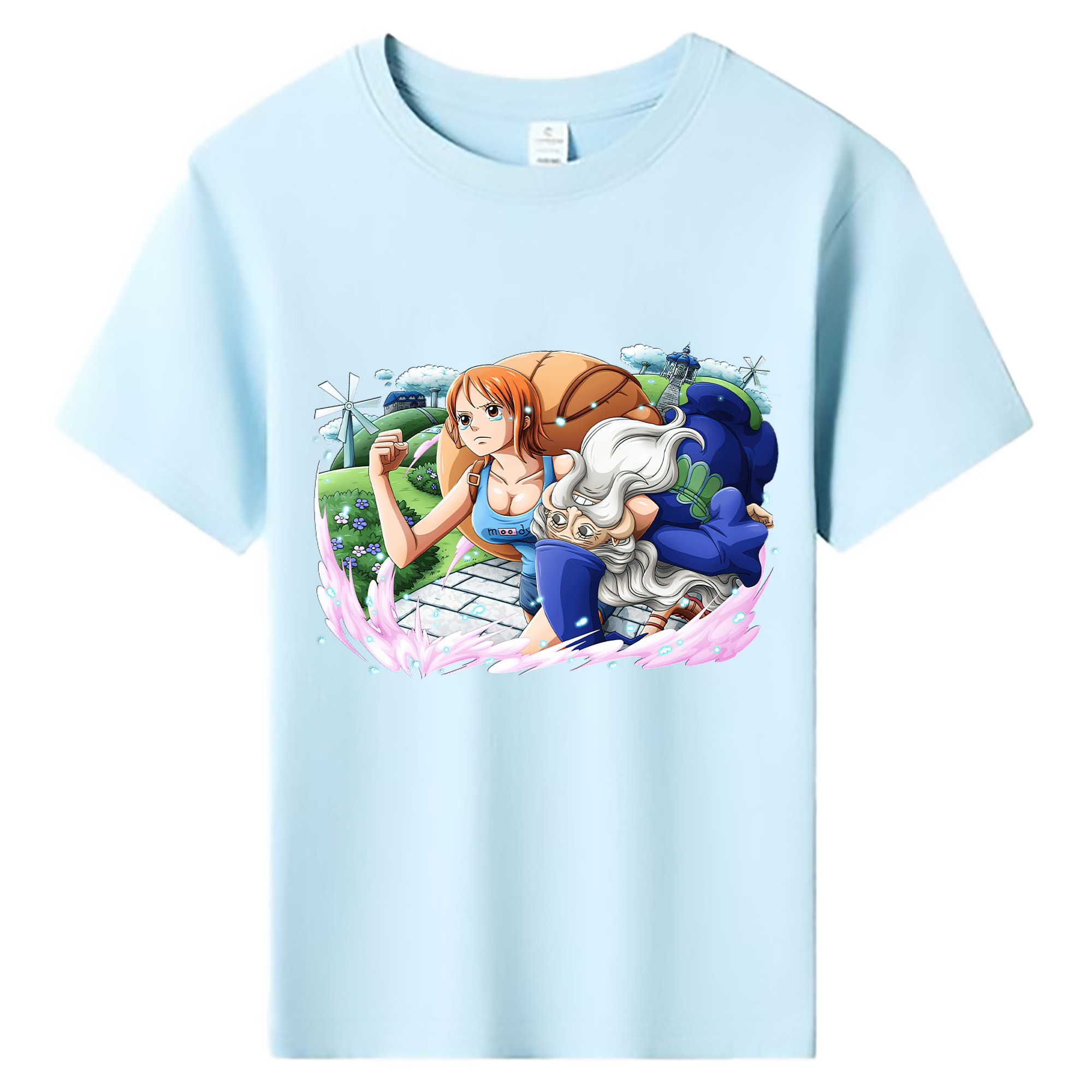 ワンピース ナミ ONE PIECE Nami 綿100％キッズTシャツ（フロントプリント）